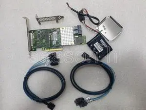 Fujitsu D3216-A13 LSI MegaRAID SAS 1GB Cache 12GB =9361-8I raid card+BBU+2PCS 8643-4SATA