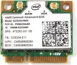 Dual Band 300Mbps Wireless Bluetooth 4.0 For Intel Centrino Advanced-N 6235 6235ANHMW Half Mini PCI-E Wifi Card 802.11agn