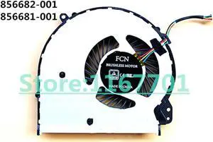 Laptop/Notebook CPU Cooling Fan For HP 17-X 17-Y 17-X051NR 17-X116DX 856682-001 856681-001 0FJGN0000H 023.10090.0001 Laptop/Notebook CPU Cooling Fan For HP 17-X 17-Y 17-X051NR 17-X116DX 856682-001 856681-001 0FJGN0000H 023.10090.0001