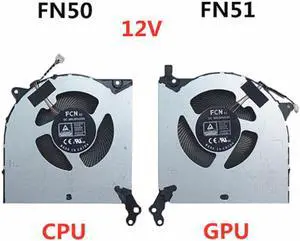 Laptop CPU/GPU Cooling Fan For Lenovo RESCUER Y7000 R7000 Legion 5 15IMH 15ARH 2020 5V/12V FM9U FM9H FN50 FN51