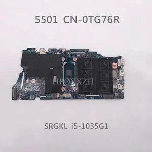 Mainboard 15 5501 Laptop Motherboard CN-0TG76R 0TG76R TG76R 19775-1 With SRGKL I5-1035G1 CPU 100% Fully Tested OK Mainboard 15 5501 Laptop Motherboard CN-0TG76R 0TG76R TG76R 19775-1 With SRGKL I5-1035G1 CPU 100% Fully Tested OK