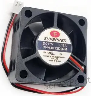 CHA4012DB-M 4cm DC 12V 0.18A 40*40*20mm 2 Wires Cooling Fan