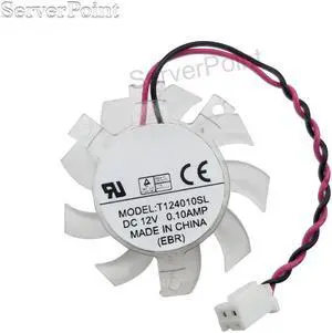 for T124010SL r124010sl 37mm 23x29x29mm 12V 0.10A 2Pin For Gigabyte GT210 Graphics Card Cooler Cooling Fan