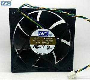 For AVC DS12025B12U 12025 12V 1.05A fPWM large air volume case fan