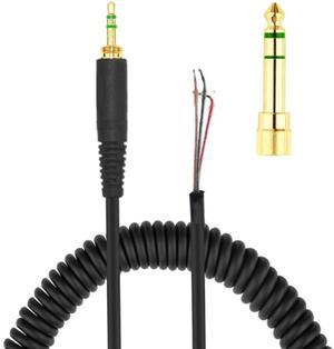 Headphone Cable for -Beyerdynamic DT 770 770PRO 990 990PRO Adapter Replacement Spring Coil Au11 21 Drop