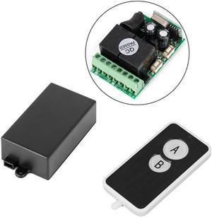 DC 12V 2 CH Signal Wireless RF Remote Control Receiver Relay Switch 433mhz