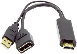 HDMI to DisplayPort DP Female Adapter 4K HD Display HDMI to DP Conversion Cable