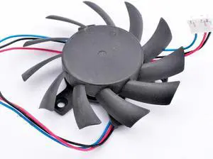 DFS701024H 24V 3.1W Diameter 65mm, hole pitch 40mm, 3 wires, cooling fan for graphics card