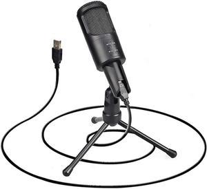 USB Microphone,Plug &Play Mic,PC Gaming Microphone,With Tripod Stand,For Streaming,Vocal Recording,Youtube, Skype,Twitch