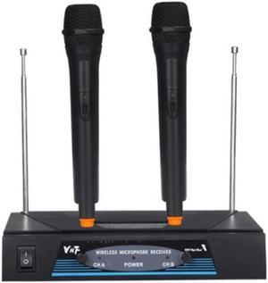 Professional VHF Wireless Microphone, Handheld Microphone, One for Two VHF Wireless Microphones