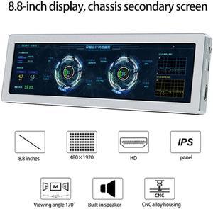 8.8 Inch IPS Display for Raspberry Pi Jetson Nano Mini PC 480X1920 Pixel Chassis Secondary Display with Speaker