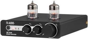 Vacuum Tube Stereo Preamp ESS9018K2M Home Desktop Audio Pre-Amplifier For Active Subwoofer With Tone Control