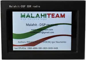 1.10C Version 50Khz-2GHz Malachite SDR Radio Software Malahit DSP SDR Receiver + LCD Touching Screen +