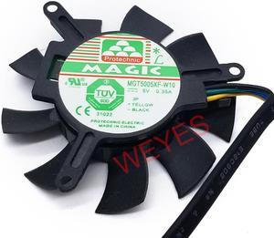 5010 5V 0.35A MGT5005XF-W10 5CM Motor protection cooling