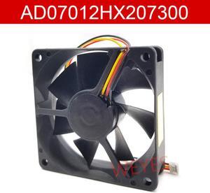 For AD07012HX207300 7CM 7020 12V 0.23A 70*20MM Projector cooling fan