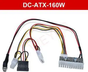 DC-ATX-160W DC 12V 24pin DC ATX PSU 12V DC Input 160W Peak Output Switch DC-DC ATX Pico PSU MINI ITX PC Power Supply