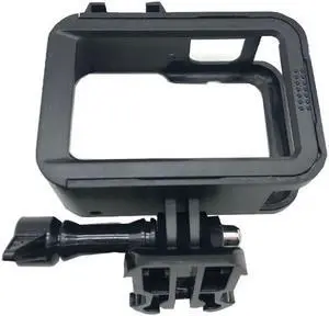 Plastic full Frame Case for Gopro Hero 9 Action Camera Go Pro Accessories Protective Case with Mount Base and Screw