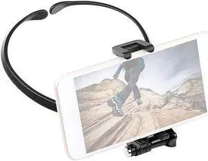Hands Free Phone Mount Wearable Smartphone Holder for Mobile Phone/Gopro 180 Degree Angle Adjustment for Shooting/ Recording