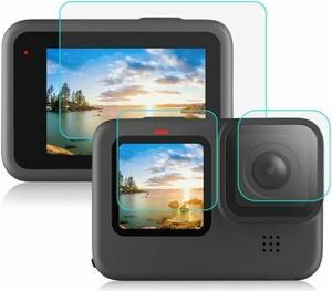 2pcs PULUZ LCD Display Tempered Glass Film for Gopro Hero 9 Black Lens