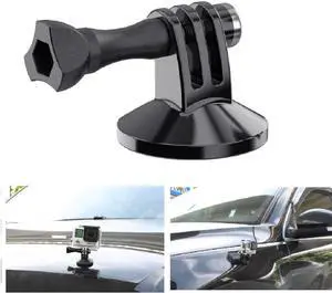 Car Suction Magnetic Connector Cup Bracket Tripod Mount Camera for GoPro Hero