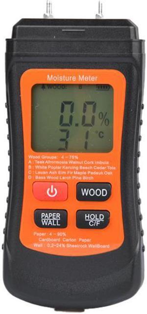LCD Wood Timber Moisture Humidity Measure Tester Tool Damp Detector Hygrometer