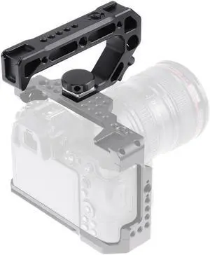 Universal Handle Grip for Camera Cage Top with Arri Locating Cold Shoe 1/4"3/8" Hole