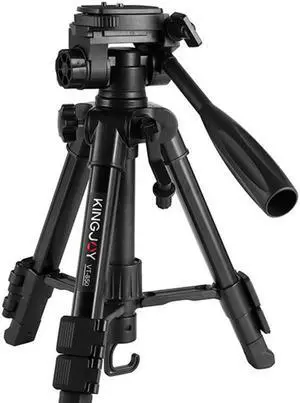 VT-850 Professional Tripod Stand with Quick Release Plate and Base Adjusted Extendable Lightweight Tripod for Camera