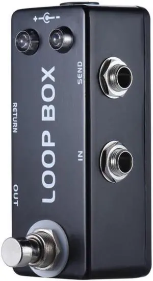 MOSKY  Loop Box Electric Guitar Pedal Effects Pedal Support for Guitar Kit Loop Box Synthesizer Effector Mini True Bypass Looper