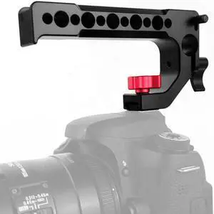 Stabilizing Hand Grip Shotting Top Handle Grip with Hot Shoe Mount for Camera