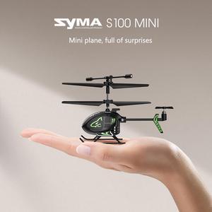 SYMA S100 Cute Super Small Mini Helicopter Aircraft Indoor RC Toys Airplane