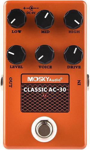 MOSKYaudio Classic Ac-30 Multi Guitar Effect Pedal Speaker Simulation Level Drive Voice For Electric Guitar Accessories Effector