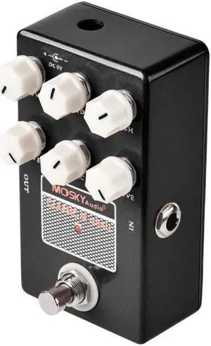 Moskyaudio M-Shall Guitar Effect Pedal Acoustic Music Classic Speaker Simulation Drive Voice Level Guitar Effect Processor Part