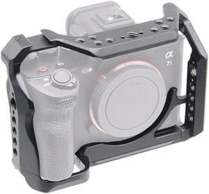 Camera Full Cage Camera Rabbit Cage for Sony A7S3 Cameras Cages with Screw Hole and Cold Shoe for Photography Accessories