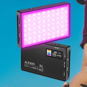 Full Color RGB LED Video Light Fill Light Dimmable 2500-8500K Photography light