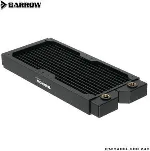 Barrow (Thick:28MM)Dabel-28b 240MM High Density Single Wave Copper Water Cooling Radiator 28MM