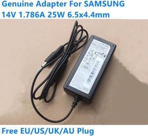 A2514_DSM 25W AC Adapter Charger For SAMSUNG LCD MONITOR S22C S23C S27C S24C S24D300H A2514_KSM 14V 1.786A Power Supply