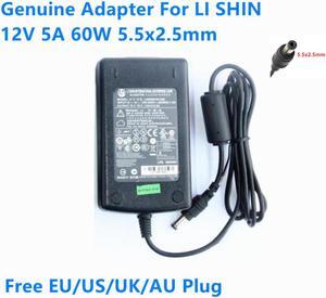 LSE9901B1260 12V 5A 4.16A 60W AC Adapter For LI SHIN LS LSE9802A1255 12V 4.58A 55W LCD Monitor Power Supply Charger