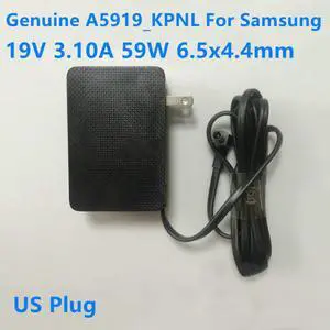 US Plug 19V 3.1A 59W A5919_KPNL BN44-00887A Power Supply AC Adapter For Samsung S34J550WQU C32F391FWN Monitor Charger