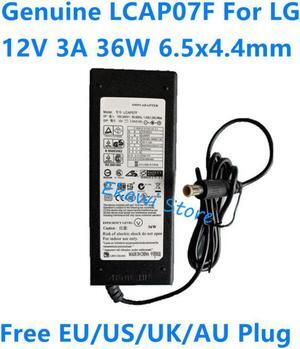 LCAP07F 12V 3A 36W AC Adapter For LG FLATRON E2250V E2260 E1948SX W1943SE SCREEN 575LM LED Monitor Power Supply Charger