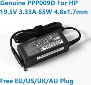 PPP009D 19.5V 3.33A 65W PPP009C PPP009L AC Power Adapter For HP Pavilion 14 ENVY4 ENVY6 TPN-Q113 TPN-Q114 Laptop Charger