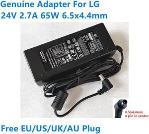 24V 2.7A 65W 6.5x4.4mm LCAP38 Power Supply AC Adaptor For LG Monitor Laptop Adapter Charger