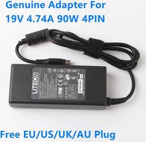 Liteon PA-1900-05 19V 4.74A 90W 4PIN AC Adapter For AcBel AD7044 AP13D05 API1AD43 API2AD62 API3AD05 FSP090-DMAB1 Charger