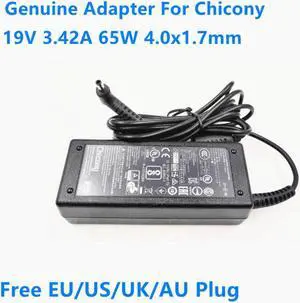 19V 3.42A 65W 4.0x1.7mm Chicony A12-065N2A A065R093L Power Supply AC Adapter Laptop Charger For Delta ADP-65JH HB