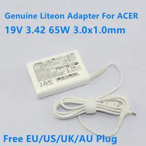 Liteon PA-1650-80 19V 3.42A 65W AC Adapter For ACER Aspire S3 S5 S7 S7-391 ULTRABOOK W710 Series Laptop Power Charger