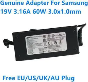 CPA09-004A 19V 3.16A 60W 3.0x1.0mm PA-1600-96 AC Adapter For Samsung 35X0AA 55X0AA 740U3E 730U3E Power Supply Charger