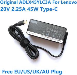 45W AC Adapter Charger 5V 2A 9V 2A 15V 3A 20V 2.25A For Lenovo ThinkPad ADLX45YLC3A ADLX45YLC3D USB Laptop Power Supply