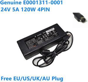 24V 5A 120W 4PIN STD-24050 E0001311-0001 AC Adapter For TECH Power Supply Charger