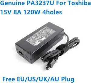 PA3237U-1ACA 15V 8A 120W 4holes PA3237E PA3507U AC Adapter For Toshiba Satellite P105-S921 A45 A40 A25 A20 Power Charger