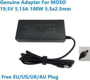 Switching Power Supply For MOSO 19.5V 5.13A 100W 5.5x2.5mm MSA-Z5130CS19.5-120A-E AC Adapter Laptop Charger