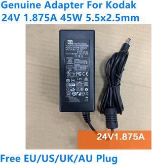 24V 1.875A 45W CWT CAE045242 Power Supply AC Adapter For Kodak Scanner Power Charger